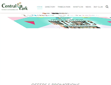 Tablet Screenshot of centralparkjakarta.com